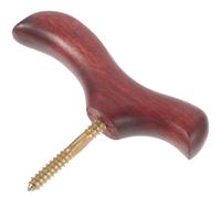 NUSITOU Stick Handle Walking Cane Handle Wooden Knob Handmade Stylish Brown Solid Wood Reducing Risk of Falls Practical Solution for Mobility Challenges Outdoor Home Use for Men and Loved