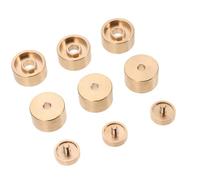 NUSITOU Trumpet Accessories Finger Buttons Copper Trumpet Buckle Practical Musical Instrument Tool Simple Design Beautiful Appearance for Band Performances