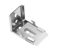 NUSITOU Venetian Blind Mounting Bracket 1pcs Metal Louver Hardware Kit with Hidden Blind Valance Replacement Clip Support and Shade Installation