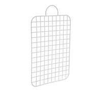 NUSITOU Vertical Hanging Holder DIY Plant Mounting Kit for Wall Display Wall Planters White 304 Stainless Steel Grid Frame Modern Minimalist Elegant Contemporary Allows Air Flow Suitable