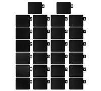 NUSITOU Vinyl Record Dividers A-Z File Organizer 1 Set Plastic Alphabetical Tabs for Vinyl Records Albums Black