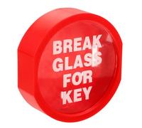 NUSITOU Wall Mount Emergency Door Key Locking Box Multi-use Sturdy Construction Abs PC Material Red Fire Safety Locking Case for Businesses and Homes