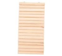 NUSITOU Wooden Hamster Climbing Ladder for Hamster Cage Multi-functional Pet Entertainment Supply Made of Brown Wood for Developing Balance and Coordination
