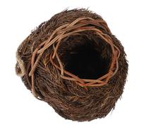 NUSITOU Woven Bird Nest Decorative Bird Nest Hanging House Natural Pine Needle and Tree Branches Material Creative Art Work Design Reusable Easy for Hanging Holiday