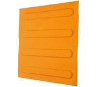 NUSITOU Yellow PVC Blind Board Blind Strip Design Sturdy Tactile Paving Brick Suitable for Road and Smooth Clean Surfaces for Garden and Patio Flooring