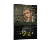 NUSLNG A Beautiful Mind Poster Decorative Canvas Poster Wall Art Decor Living Modern Family Bedroom Decoration Posters 12x18inch(30x45cm) Frame-style