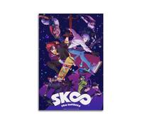 NUSLNG Anime SK8 The Infinity Poster Decorative Canvas Poster Wall Art Decor Living Modern Family Bedroom Decoration Posters 12x18inch(30x45cm) Unframe-style