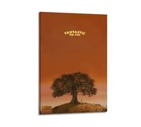 NUSLNG Fantastic Mr. Fox Poster Decorative Canvas Poster Wall Art Decor Living Modern Family Bedroom Decoration Posters 08x12inch(20x30cm) Frame-style