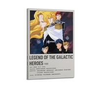 NUSLNG Legend of The Galactic Heroes Poster Decorative Canvas Poster Wall Art Decor Living Modern Family Bedroom Decoration Posters 08x12inch(20x30cm) Frame-style