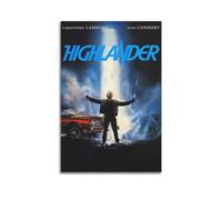 NUSLNG Movie Highlander Poster Decorative Canvas Poster Wall Art Decor Living Modern Family Bedroom Decoration Posters 08x12inch(20x30cm) Unframe-style