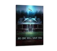 NUSLNG Movie No One Will Save You Poster Decorative Canvas Poster Wall Art Decor Living Modern Family Bedroom Decoration Posters 12x18inch(30x45cm) Frame-style