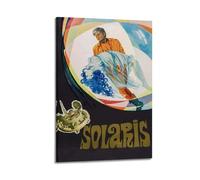 NUSLNG Movie Solaris Poster Decorative Canvas Poster Wall Art Decor Living Modern Family Bedroom Decoration Posters 12x18inch(30x45cm) Frame-style