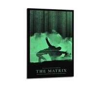 NUSLNG Movie The Matrix Poster Decorative Canvas Poster Wall Art Decor Living Modern Family Bedroom Decoration Posters 08x12inch(20x30cm) Frame-style