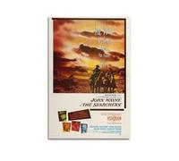 NUSLNG Movie The Searchers Poster Decorative Canvas Poster Wall Art Decor Living Modern Family Bedroom Decoration Posters 16x24inch(40x60cm) Unframe-style