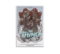 NUSLNG Movie The Thing Poster Decorative Canvas Poster Wall Art Decor Living Modern Family Bedroom Decoration Posters 08x12inch(20x30cm) Unframe-style