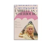 NUSLNG Movie The Umbrellas of Cherbourg Poster Decorative Canvas Poster Wall Art Decor Living Modern Family Bedroom Decoration Posters 16x24inch(40x60cm) Unframe-style