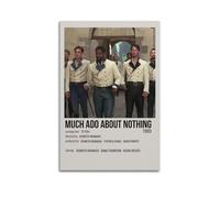 NUSLNG Much Ado About Nothing Poster Decorative Canvas Poster Wall Art Decor Living Modern Family Bedroom Decoration Posters 12x18inch(30x45cm) Unframe-style