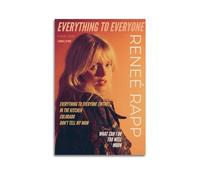 NUSLNG Reneé Rapp Album Everything To Everyone Poster Decorative Canvas Poster Wall Art Decor Living Modern Family Bedroom Decoration Posters 12x18inch(30x45cm) Unframe-style
