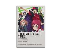NUSLNG The Devil Is A Part-Timer! Poster Decorative Canvas Poster Wall Art Decor Living Modern Family Bedroom Decoration Posters 12x18inch(30x45cm) Unframe-style