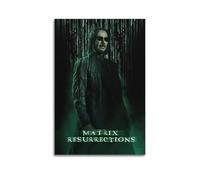 NUSLNG The Matrix Resurrections Poster Decorative Canvas Poster Wall Art Decor Living Modern Family Bedroom Decoration Posters 12x18inch(30x45cm) Unframe-style