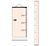 Nustila Classic Kids Growth Chart for Wall Height Chart for Boys Girls Handcrafted Using Canvas and Wood - Great Christmas Birthday Gift for Children Growing Up Souvenirs 79 in X 7.9 in