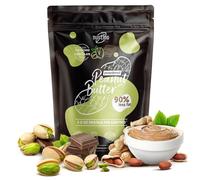 Nustino Peanut Butter Powder No Sugar Chocolate & Pistachio 400g - High Protein (50%), 90% Less Fat, Vegan & Gluten Free