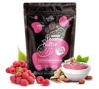 Nustino Peanut Butter Powder No Sugar Raspberry 400g - High Protein (50%), 90% Less Fat, Vegan & Gluten Free