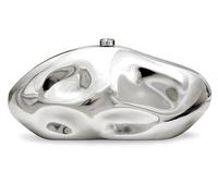 NUSTTAL Acrylic Clutch Purse for Women Irregular Shell Evening Handbag for wedding party, Silver, S
