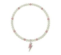 NUSTTAL Baseball Necklace for Men 20 Inch Bling Ice Collection Lightning Bolt Pendant Necklace for Women Rhinestone Clay Beaded Discoball Accessories Gifts for Baseball Team Players Lovers, Standard