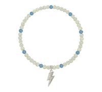 NUSTTAL Baseball Necklace for Men 20 Inch Bling Ice Collection Lightning Bolt Pendant Necklace for Women Rhinestone Clay Beaded Discoball Accessories Gifts for Baseball Team Players Lovers, Standard