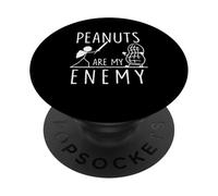 Nut Allergy Allergic To Nuts Funny Peanut Allergy PopSockets Adhesive PopGrip