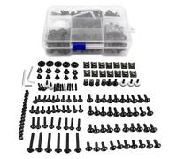 Nut And Bolt Ret Compatible With Suzuki For SV1000S SV650 SV650S SV650X TL1000 TL1000R TL1000S VS1400 Motorcycle Washers Nuts Screws Assortment(Black)