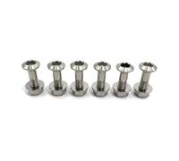 Nut And Bolt Ret For CRF150R For CRF150RB 2007-2020 6Pcs M8 Motorcycle Disc Brake Rotor For Mountain Bike Rear Chain Sprocket Screws Bolts Nuts(Silver)