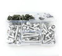 Nut And Bolt Ret For S1000RR For S1000R For S1000XR Motorcycle Accessories Complete Full Fairing Bolts Kit Motorbike Machine Screw Assortment Replacement(Silver)