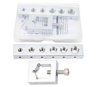 Nut and Bolt Safety Wire Drill Jig, VS559 Metal High Hardness Precise Safety Wire Lockwire Nut Kit for Secure Locking Wire