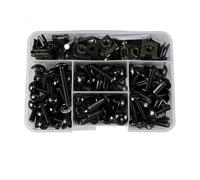 Nut and Bolt set Compatible With Suzuki For GS1000S 1979-1980/1982 For GSX1250FA ABS 2011-2012 ForGSXR1000 2001-2009 177 Pcs Fairing Screws Bolt Kit Spare Parts