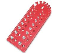 Nut and Bolt Thread Checker Bolt Size and Thread Identifier Metric Bolt and Nut for Mechanical Engineering Automotive Manufacturing Aerospace Construction Engineering Aluminum