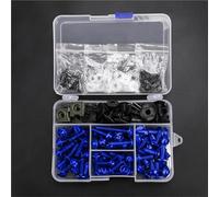 Nut and Bolts Kit Motorcycle Bolts Screw For For CBR600RR 2003 2004 2005 2006 F5 Fairing Bolts Kit Body Fastener Clips Screws Nuts Fairing Screw Kit(BLUE)