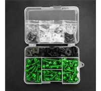 Nut and Bolts Kit Motorcycle Bolts Screw For For CBR600RR 2003 2004 2005 2006 F5 Fairing Bolts Kit Body Fastener Clips Screws Nuts Fairing Screw Kit(GREEN)