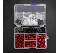 Nut and Bolts Kit Motorcycle Bolts Screw For For CBR600RR 2003 2004 2005 2006 F5 Fairing Bolts Kit Body Fastener Clips Screws Nuts Fairing Screw Kit(RED)
