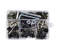 Nut and Bolts Kit Motorcycle Bolts Screw For SUZUKI GSR400 GSR600 V-Strom DL 1000/650 GSX-S750 SV650 GSXS1000 Fairing Bolts Kit Screws Nuts Fairing Screw Kit(Stainless steel)