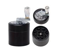 Nut and Hard Spice Grinder for Nutmeg Ginger Rock Salt and Peppercorn Hand Tools, Crushers(Black)