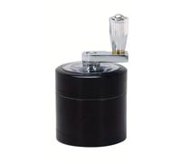 Nut and Hard Spice Grinder, for Nutmeg, Ginger, Rock Salt, and Peppercorns, Manual Tool(Black)