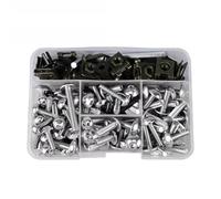 Nut Bolt Sets Compatible With Suzuki For Bandit 1200 1250S For GSF600S GS1000 GSX1300RA 177pcs Motorcycle Body Screw Nut Fairing For Bolt Kit