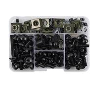 Nut Bolt Sets Compatible With Suzuki For GSR600 For GSR750 For SV650 For XSR900 For GSXR1000 177PCS Motorcycle Washers Nuts Screws Assortment