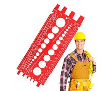 Nut Bolt Thread Gauge - Nut Bolt Thread Checker, Metric Bolt Identification Board | Standard Thread Checker, Wall Mounted with Metric Bolt, Hand Held Screw Gauge Sizing Tool for Bolts, Screws and Nuts