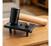 Nut Breaking Machine, Manual Nutcracker, For Diameter 12/16/19mm, For Walnuts, Macadamia Nut Cracker, for Pecans Almonds Hazelnuts Brazil Nuts Macadamia Chestnut Black Walnut
