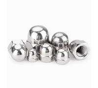 Nut Caps for Bolt，Dome Head Hex Nuts Nut Caps for Bolt，Dome Head Hex Nuts 1pcs M30 x 2mm Pitch Silver Hex Cap Nut,Metric Hardware Fine Thread Hex Cap Nuts
