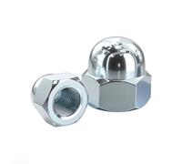 Nut Caps for Bolt,Dome Head Hex Nuts Nut Caps for Bolt,Dome Head Hex Nuts 50pcs M6 Blue Hex Cap Nuts,Metric Hardware Hex Cap Nuts