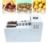 Nut Chestnut Cutter, Heavy-Duty Automatic Slitter Machine with Adjustable Cut Depth & Variable Speed, Single-Chain Model 60-65kg/h, for Home Use, Pop-up Stalls